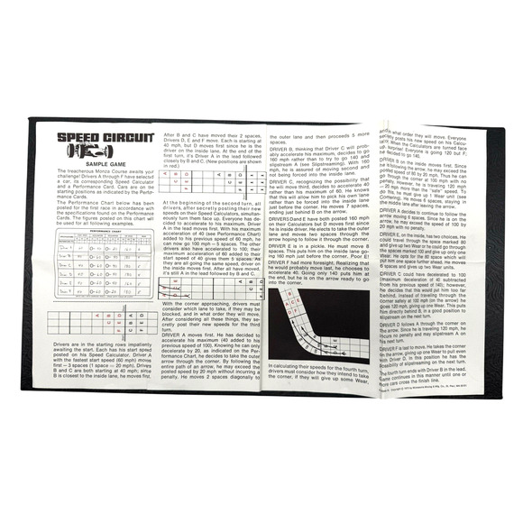 Vintage 1971 SPEED CIRCUIT 3M Sports Board Game Grand Prix Racer Complete - Picture 10 of 16